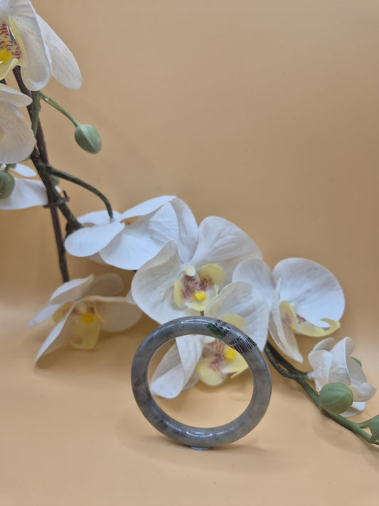 Stormpetal Jade Bangle (49mm) #094