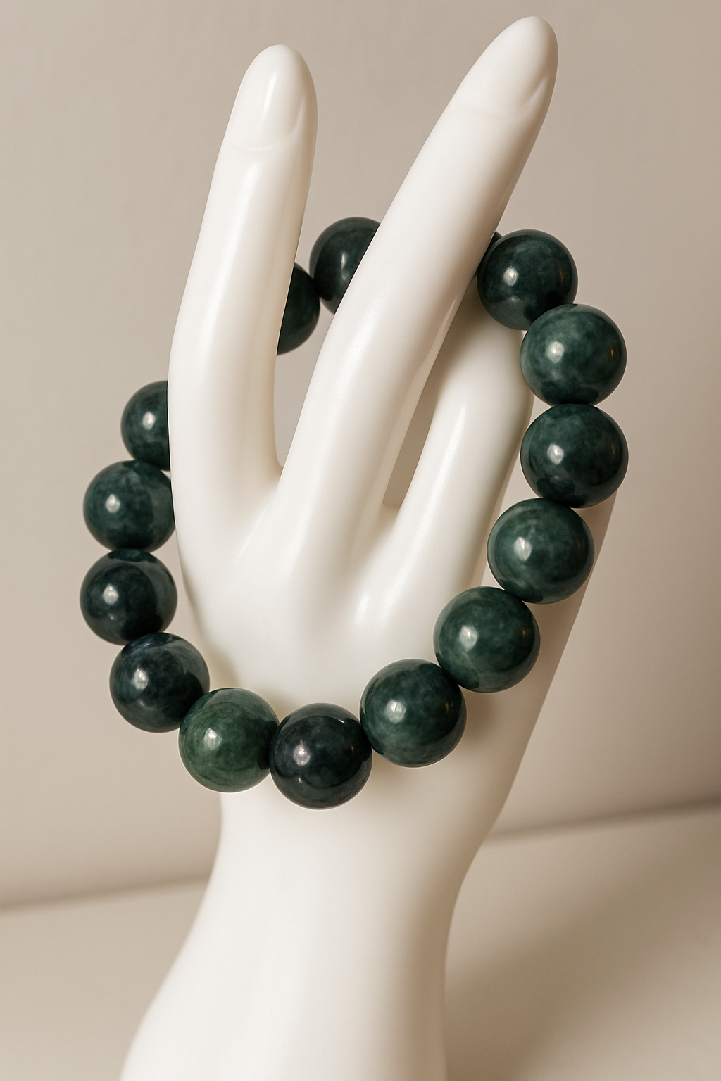 #100 - Midnight Jade Aura bracelet