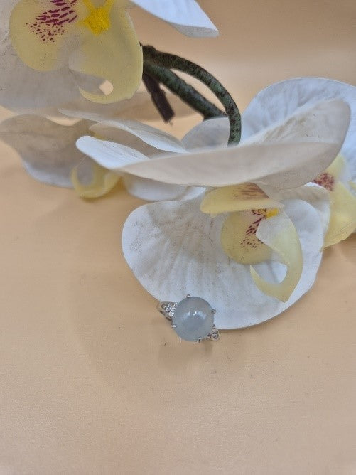 #071 - Bloomlight Jadeite Ring (Adjustable)