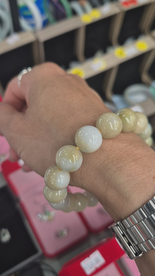 Sunkissed Jadeite bracelet