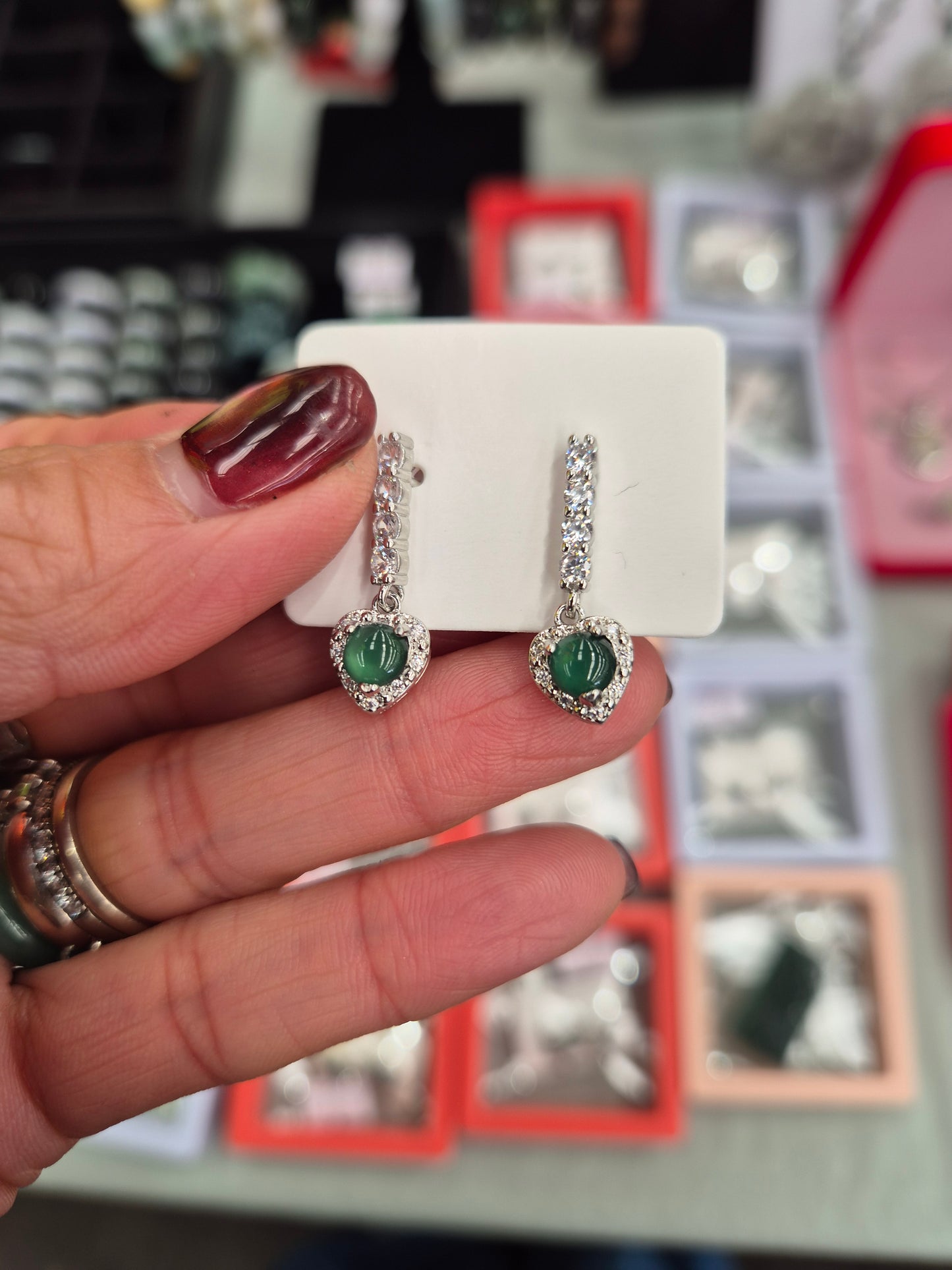 Jadeite Earings