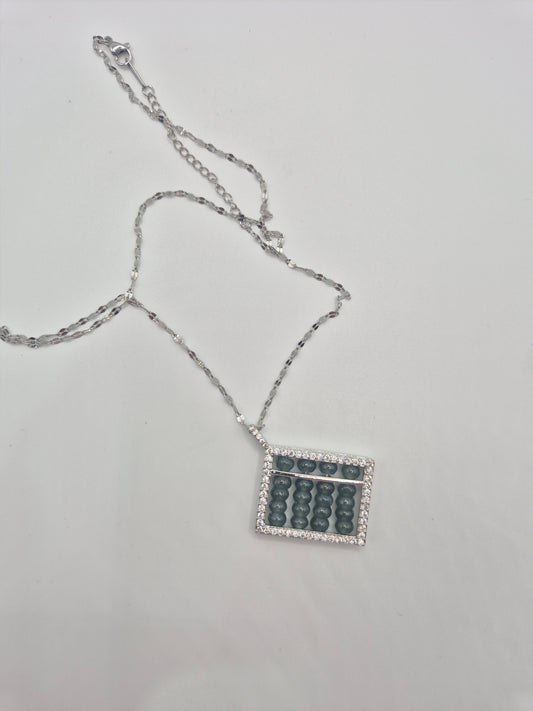 Abacus Jadeite Pendant