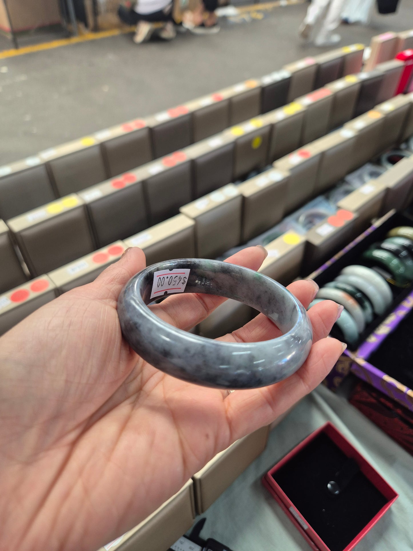 The Emerald Mist Jadeite Bangle 58mm