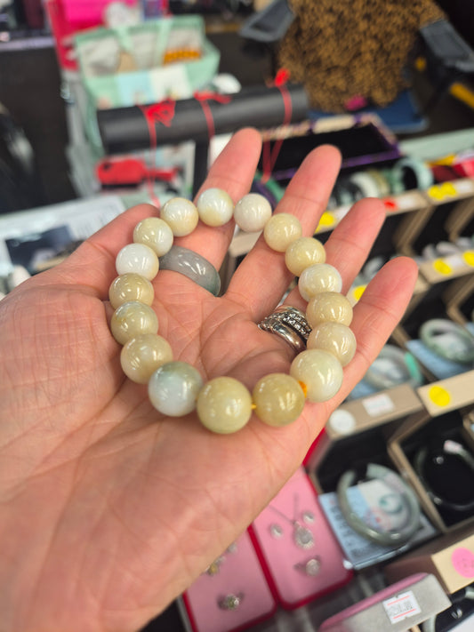 Sunkissed Jadeite bracelet