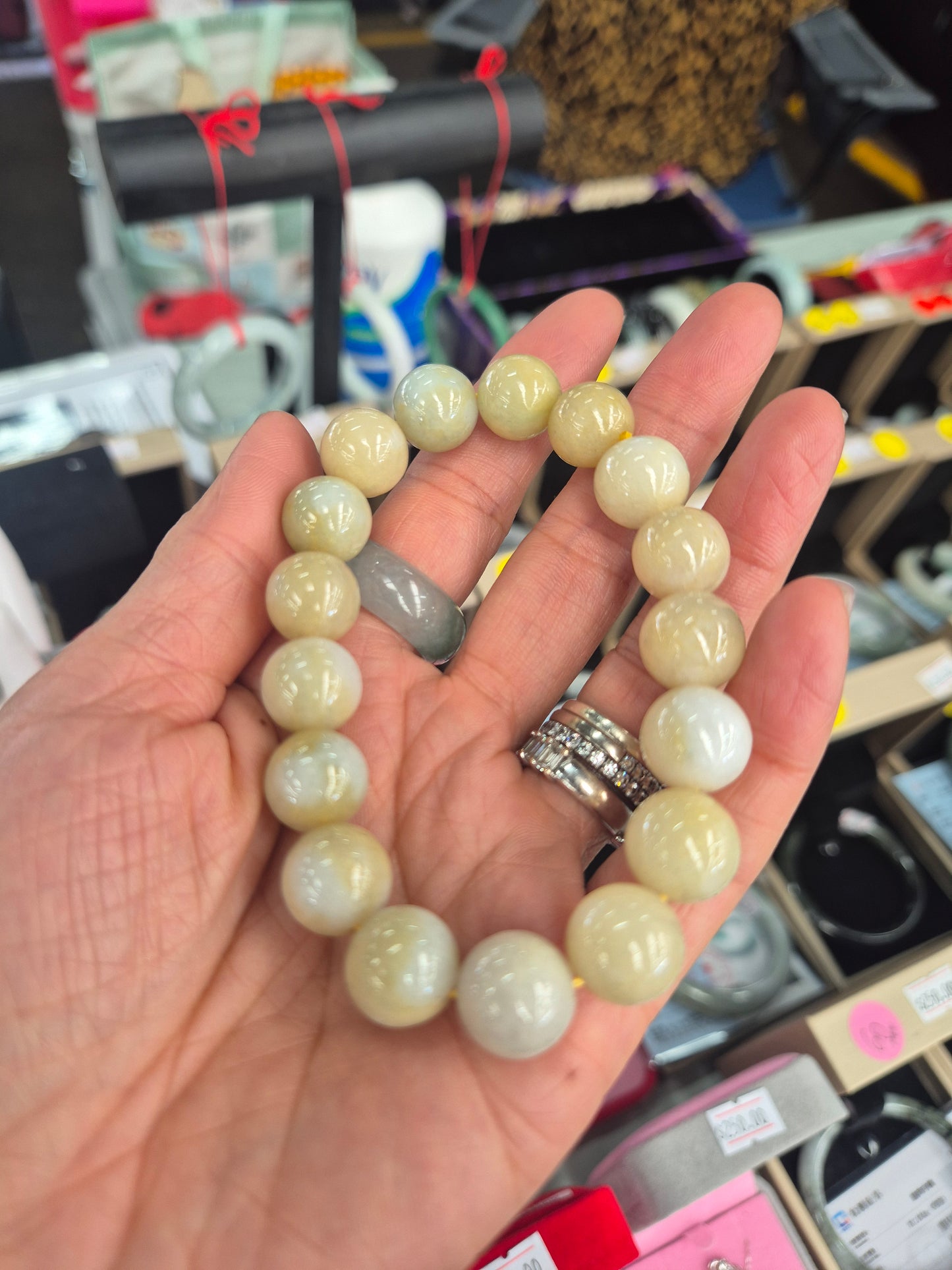 Sunkissed Jadeite bracelet