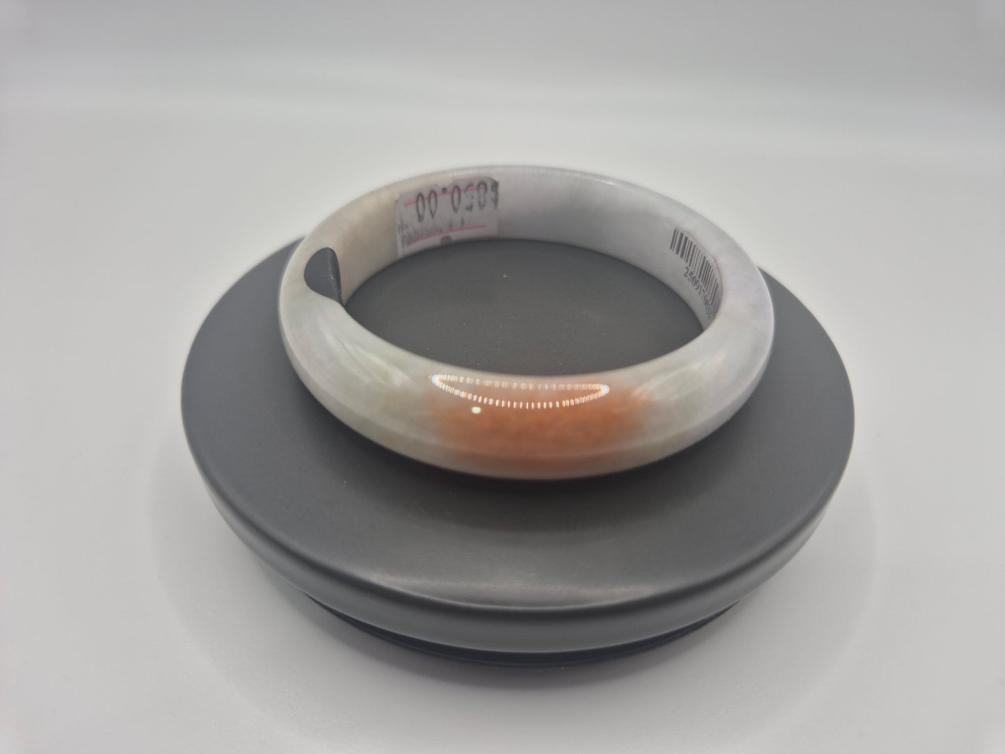 “Sunrise Blossom” Burmese Jadeite Bangle 58mm