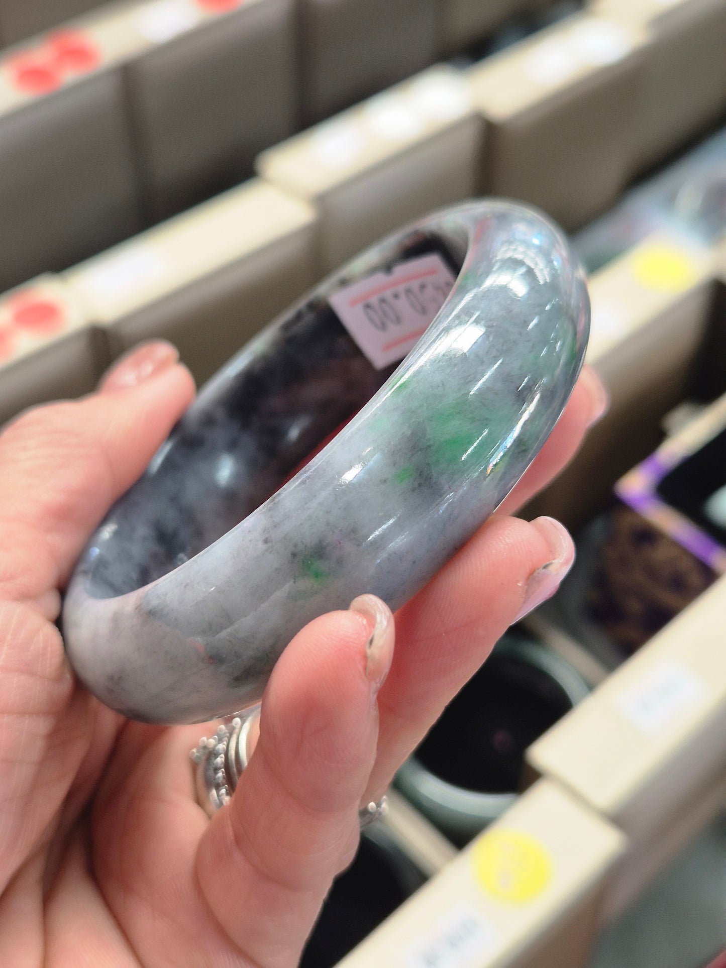 The Emerald Mist Jadeite Bangle 58mm