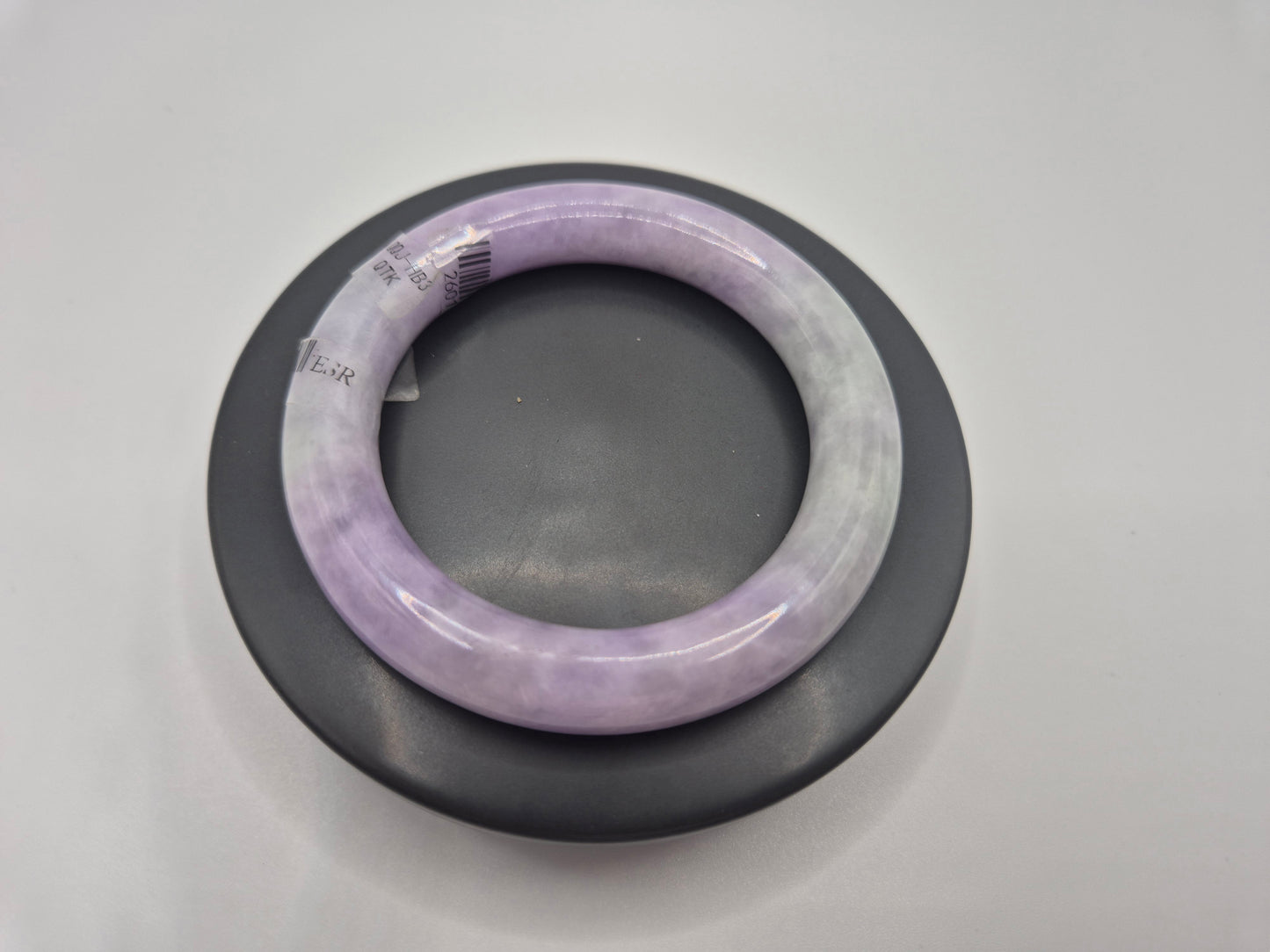 Lavender Whisper Jade Bangle 54.5mm