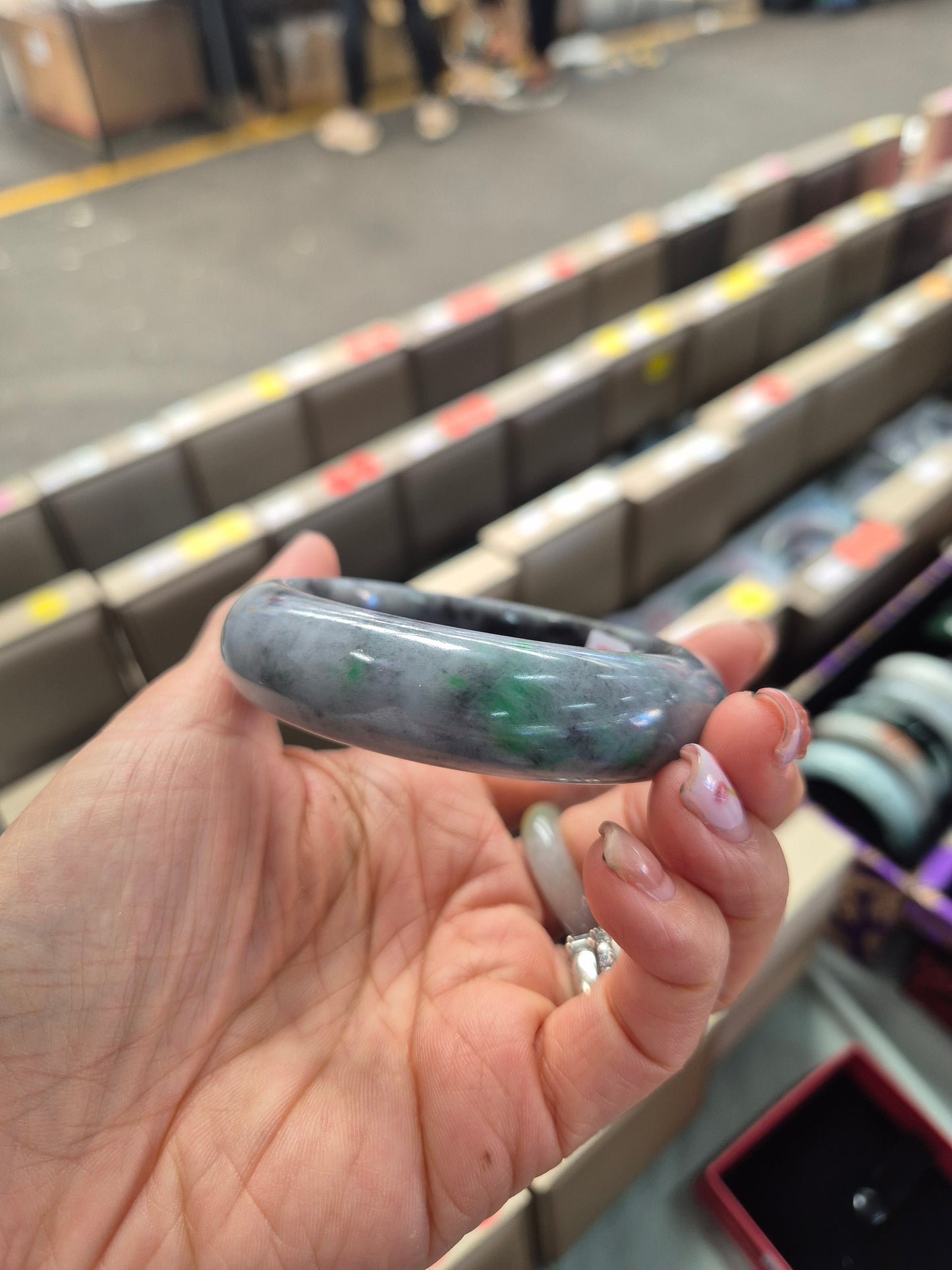 The Emerald Mist Jadeite Bangle 58mm