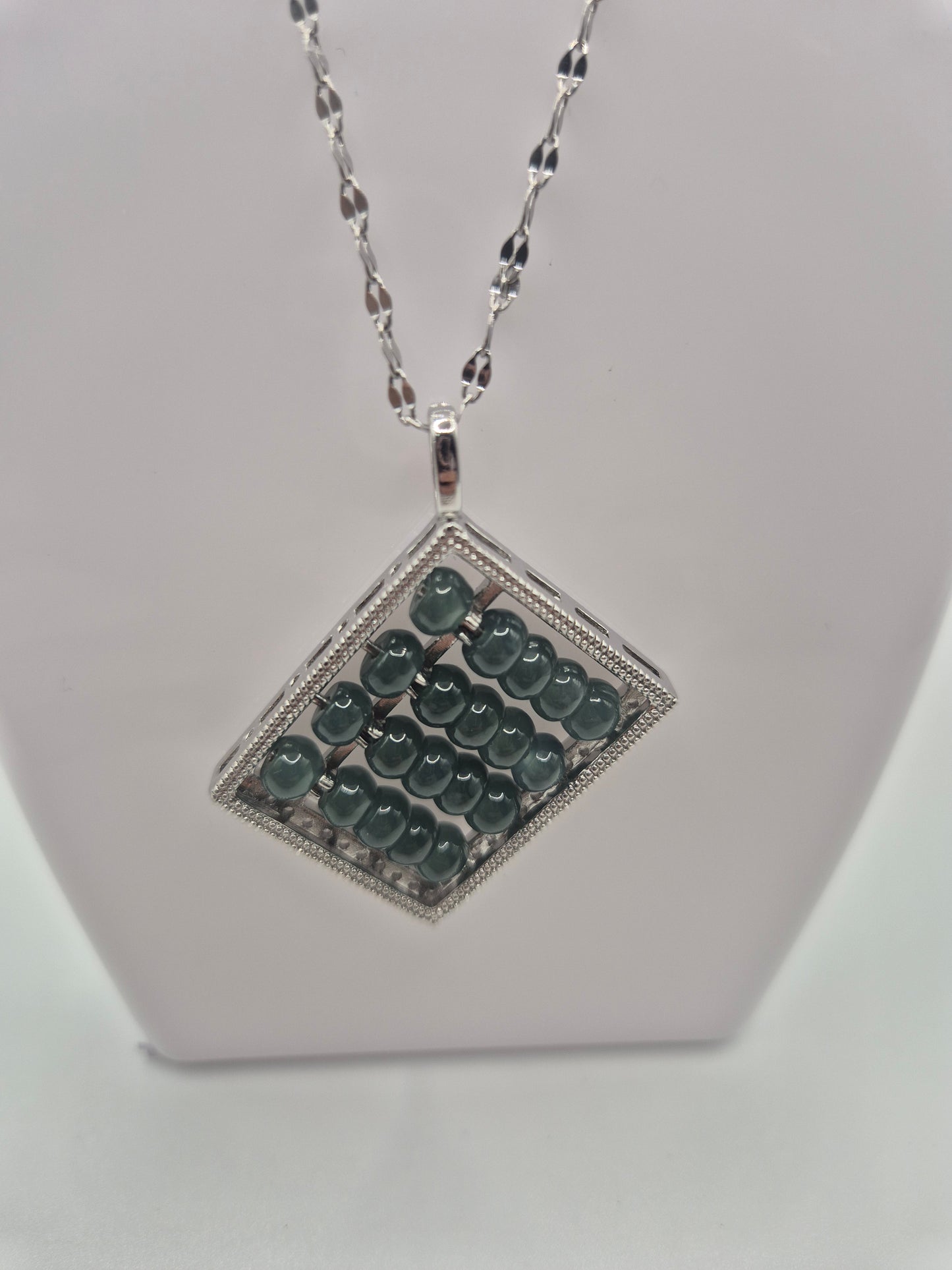 Abacus Jadeite Pendant