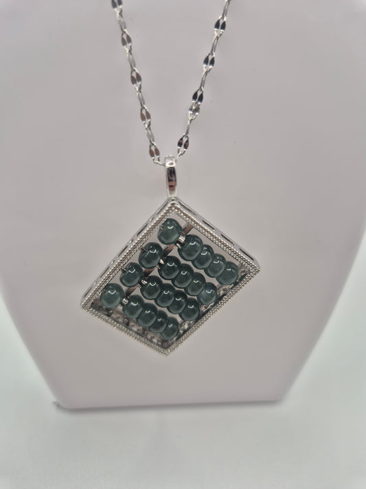 Abacus Jadeite Pendant