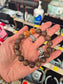 Agarwood & Red Jade Bead Bracelet