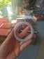 Frosted Pearl Jade Bangle 54.3mm