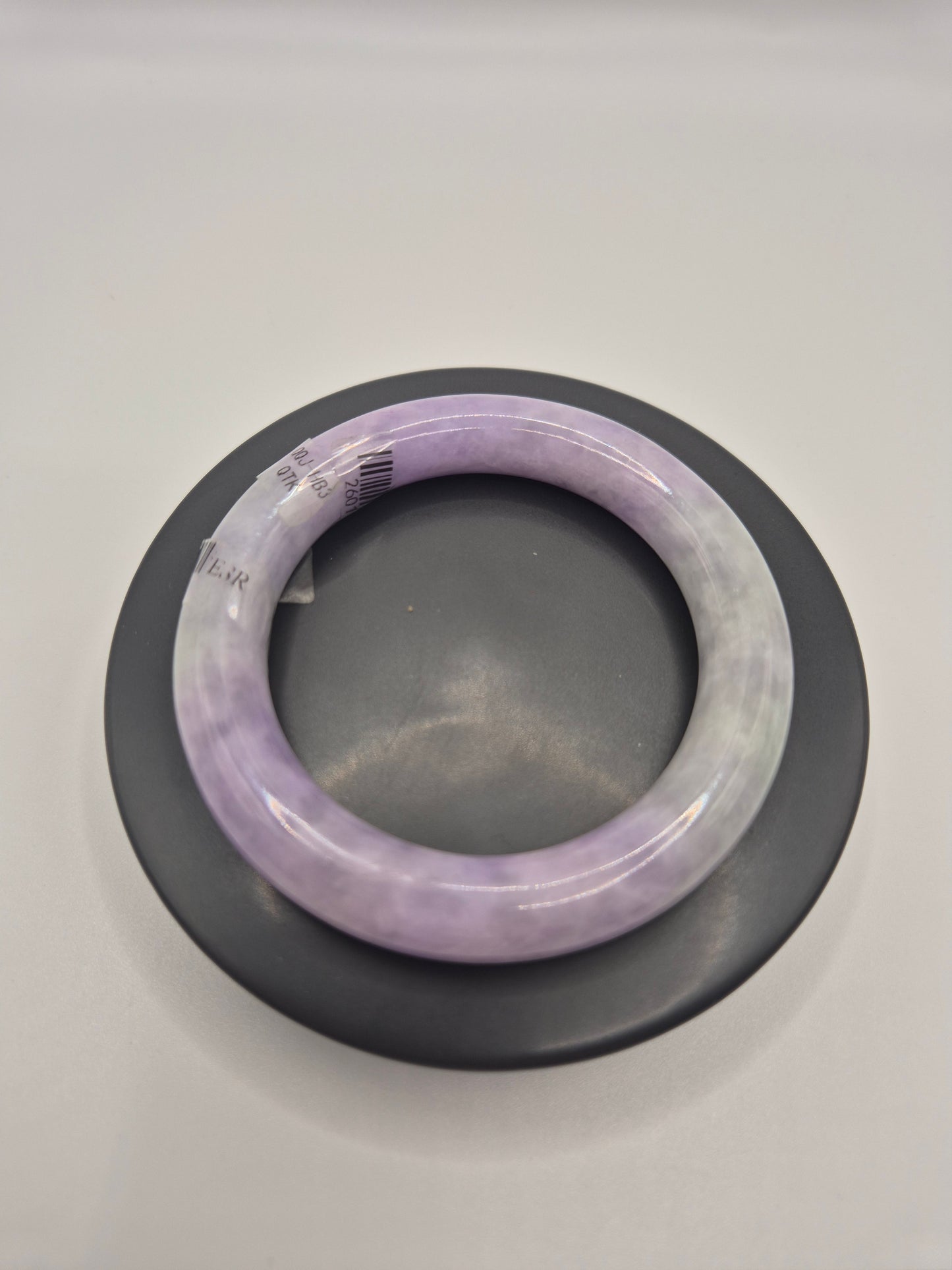 Lavender Whisper Jade Bangle 54.5mm