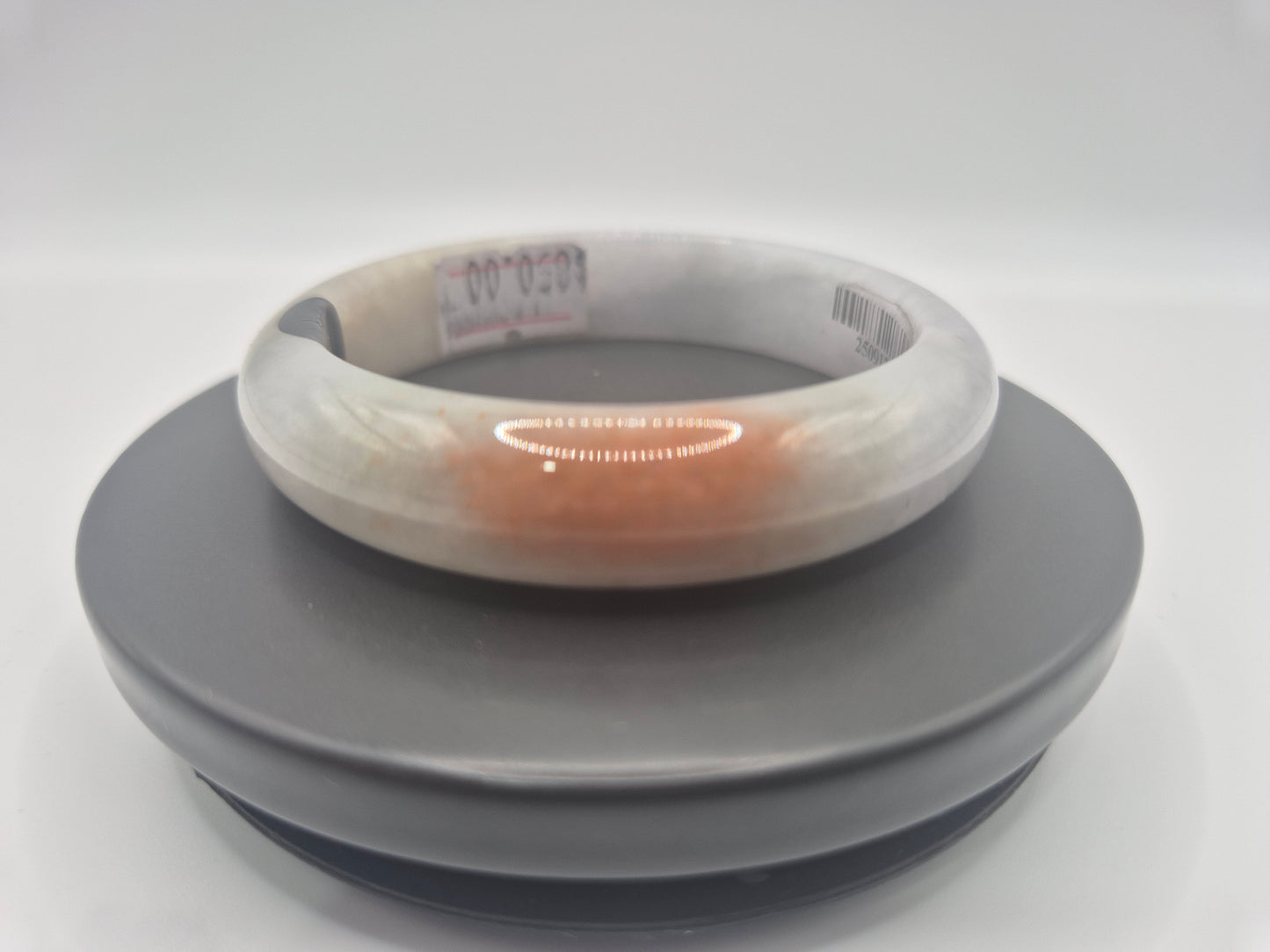 “Sunrise Blossom” Burmese Jadeite Bangle 58mm