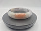 “Sunrise Blossom” Burmese Jadeite Bangle 58mm