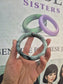 Ocean Ink Jadeite Bangle 58mm