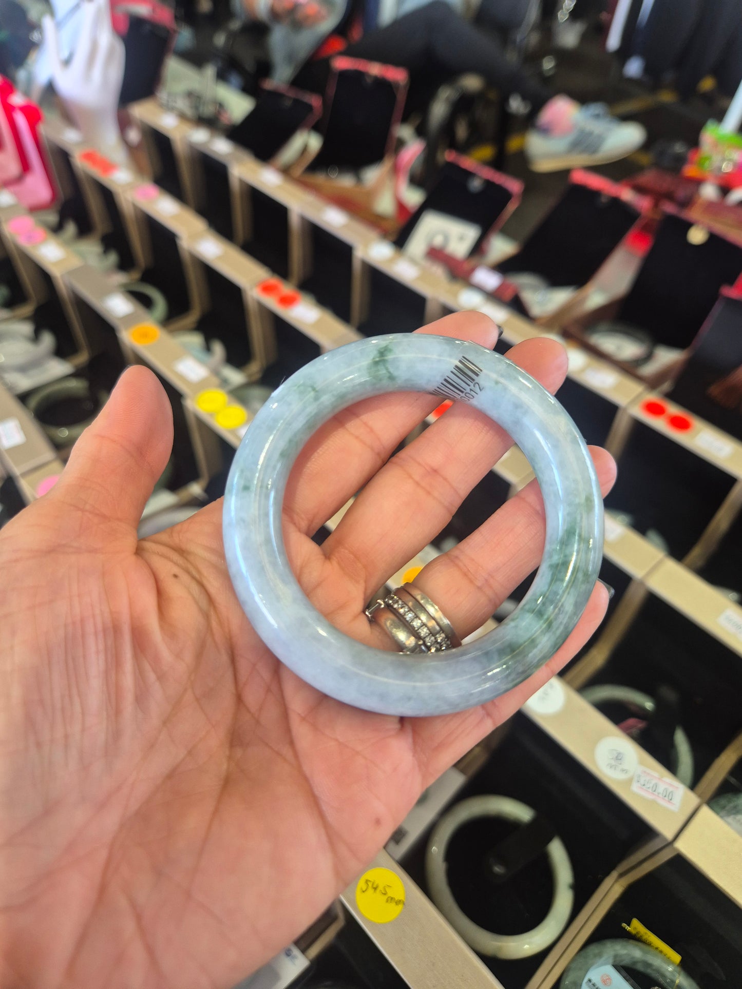 Floating Forest Jadeite Bangle 51.3mm