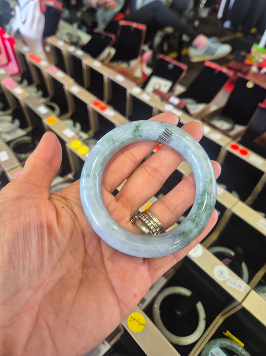 Floating Forest Jadeite Bangle 51.3mm