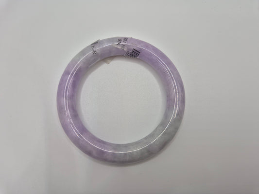 Lavender Whisper Jade Bangle 54.5mm