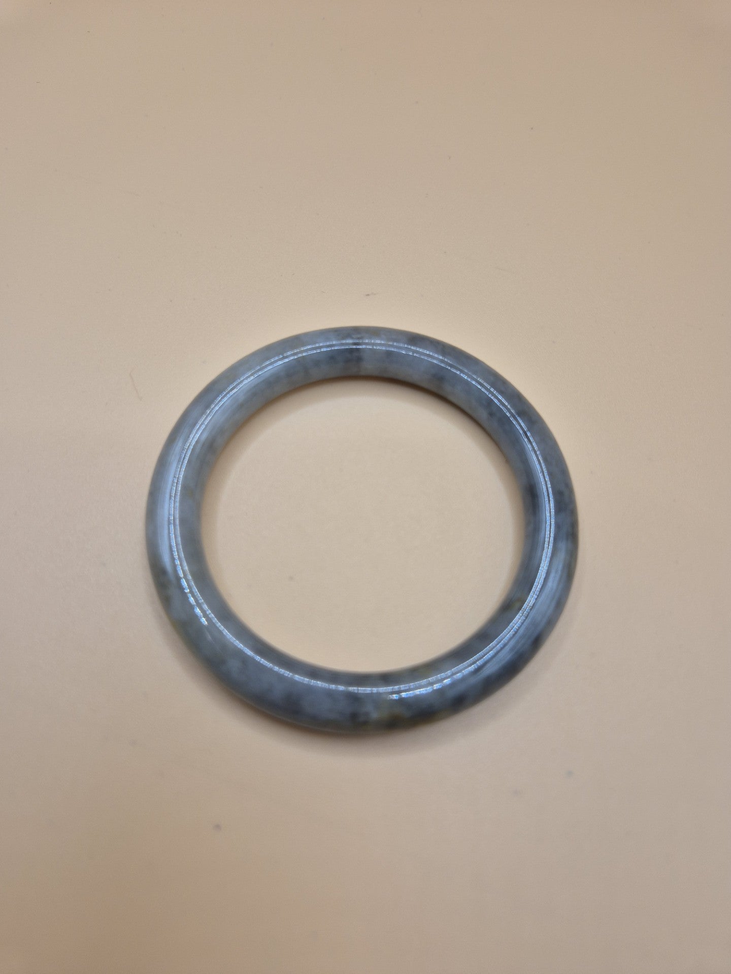 #094 - Stormpetal Jade Bangle - 49mm