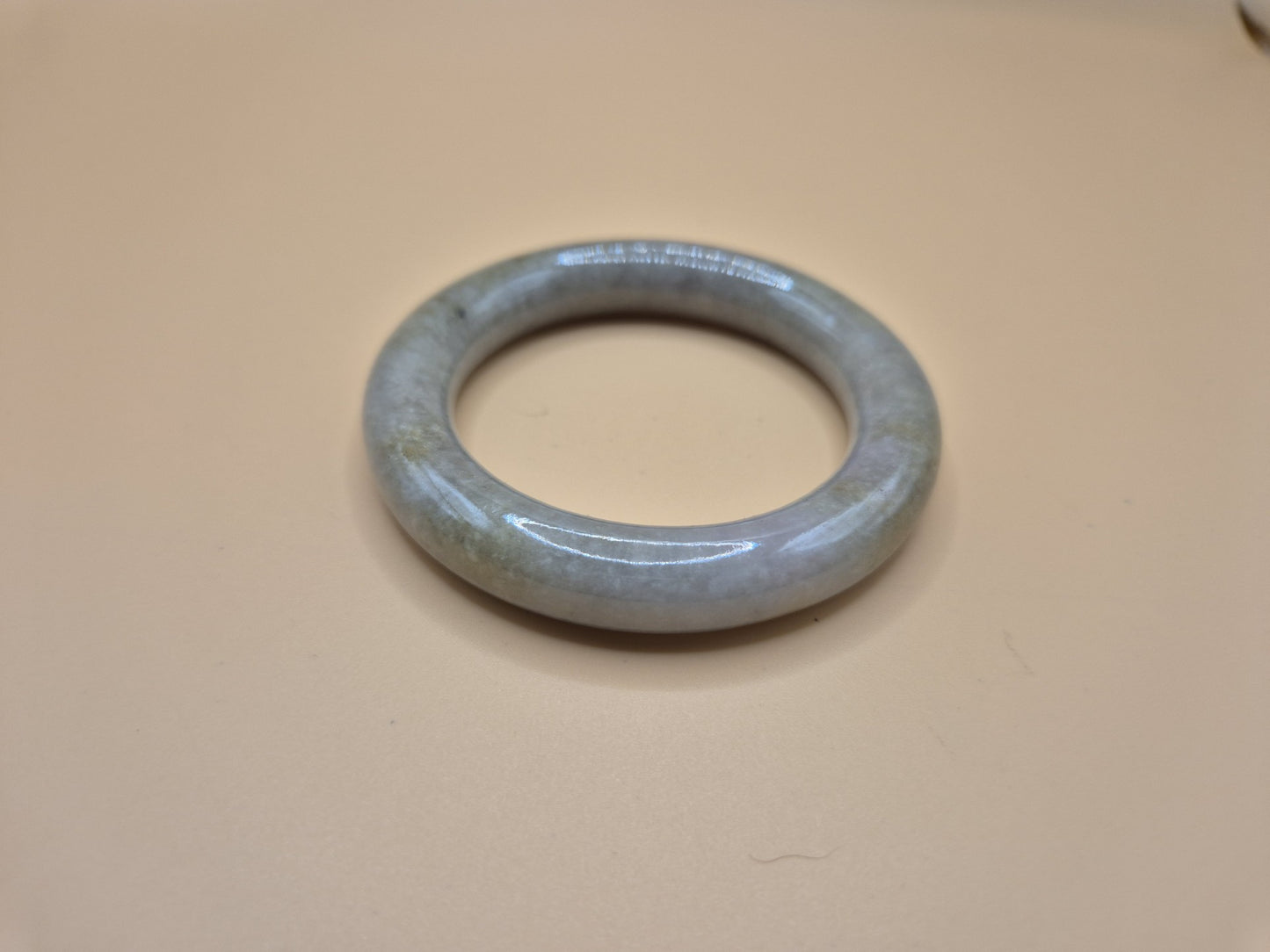 #060 - Grey Mist Jadeite Bangle - 50mm
